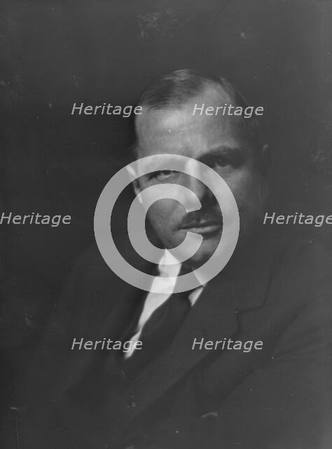 The Honorable Hugh Mackintosh, portrait photograph, 1918 Oct. 8. Creator: Arnold Genthe.