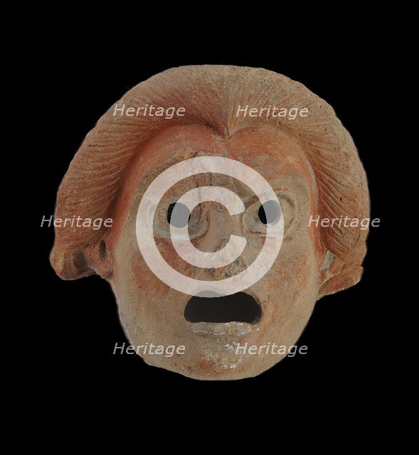 Antefix in the Form of a Comic Theatrical Mask, 1st century.
