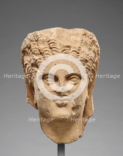 Portrait Head of a Female Figure, about 4th century B.C. Creator: Unknown.