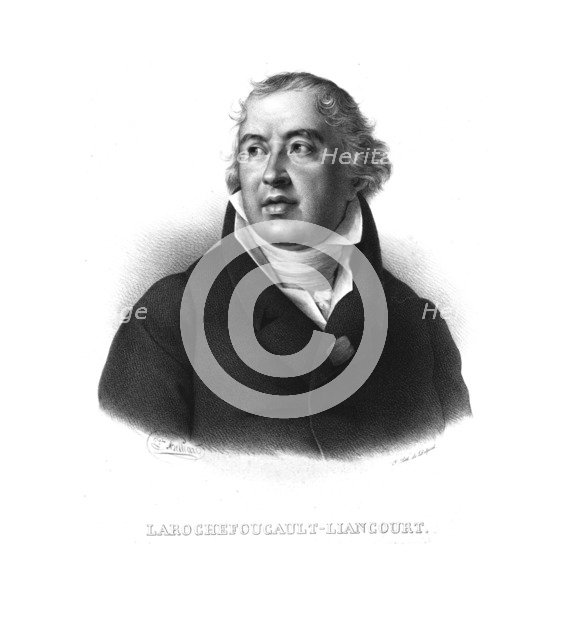 François Alexandre Frédéric, duc de la Rochefoucauld-Liancourt, (c1820s).  Artist: Zéphirin Félix Jean Marius Belliard.