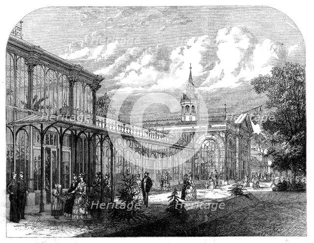 The Pavilion in the Public Gardens, Buxton, 1871. Creator: Unknown.