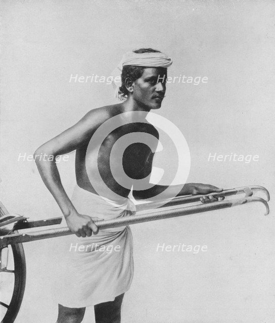 'Rickshaw Coolie', c1890, (1910). Artist: Alfred William Amandus Plate.