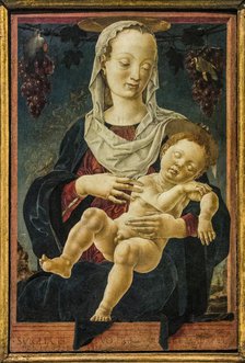 Madonna of the Zodiac (Madonna dello zodiaco), 1459-1461. Creator: Tura, Cosimo (before 1431-1495).