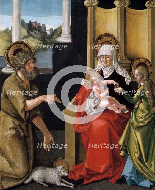 'Saint Anne with the Christ Child, the Virgin, and Saint John the Baptist', c1511. Artist: Hans Baldung