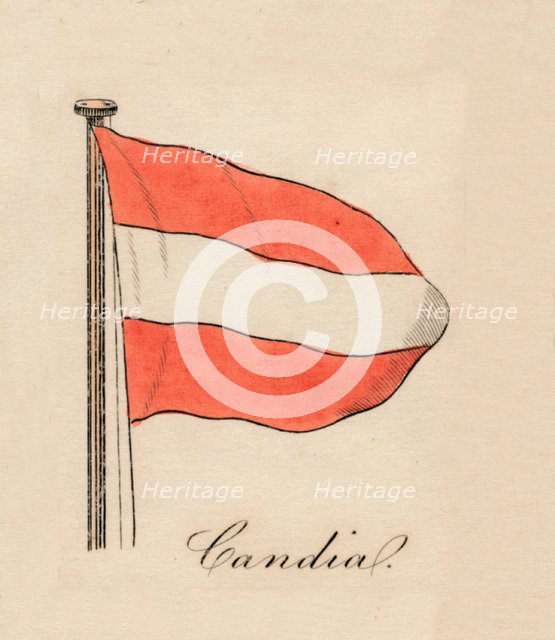'Candia', 1838. Artist: Unknown.