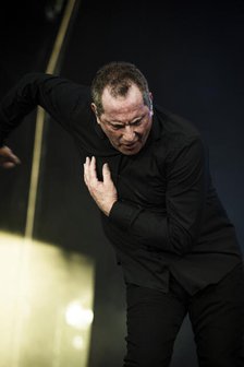 Andy McCluskey, OMD, live at Heritage Live, Audley End House, Essex, Aug 2023. Creator: Annapaola Marchesani.