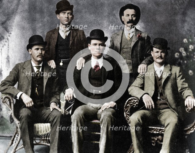 The Wild Bunch, American outlaw gang, 1901 (1954).  Artist: Unknown.