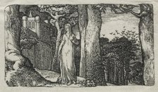 The Lady and the Rooks, 1829. Creator: Edward Calvert (British, 1799-1883).