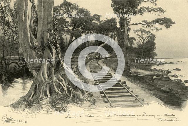 Railway, Weleri, Java, 1898.  Creator: Christian Wilhelm Allers.