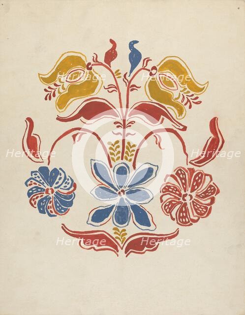 Design from Proposed Portfolio, 1935/1942. Creator: Unknown.
