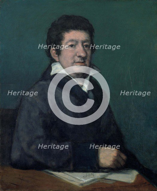 Portrait of the Poet Leandro Fernández de Moratín (1760-1828).
