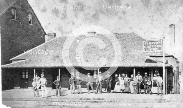 St. Patrick's Tavern, Queen Street, Brisbane, c1873. Creator: Unknown.