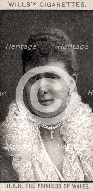 H.R.H The Princess of Wales, 1908.Artist: WD & HO Wills