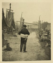 A Rope Walk, 1887. Creator: Peter Henry Emerson.
