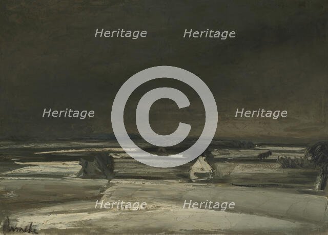 Snow Landscape, 1929. Creator: Constant Permeke.