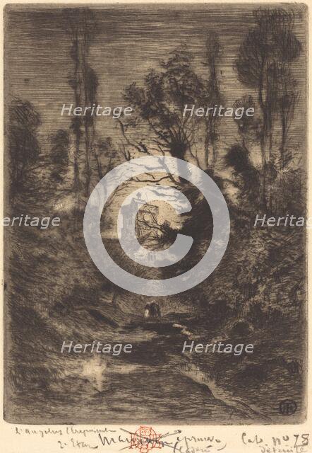 La Ronde de nuit (Night Patrol), 1878. Creator: Felix Hilaire Buhot.