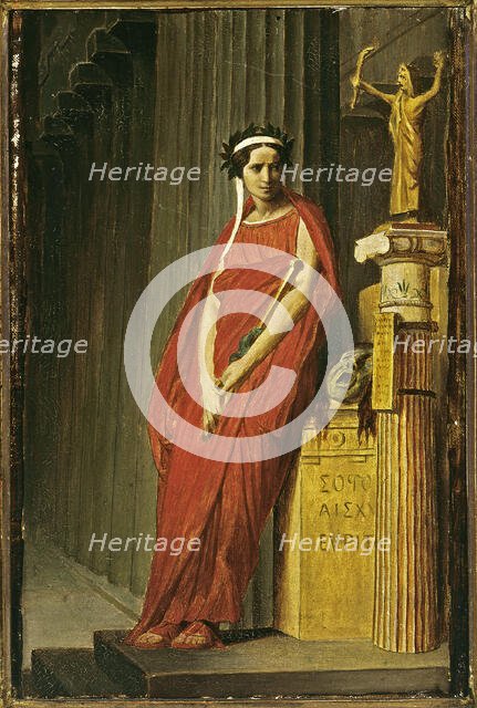 Rachel (1821-1858), en costume de tragédie, c1859. Creator: Jean-Leon Gerome.