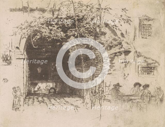 The Traghetto, No. 2, 1880. Creator: James Abbott McNeill Whistler.
