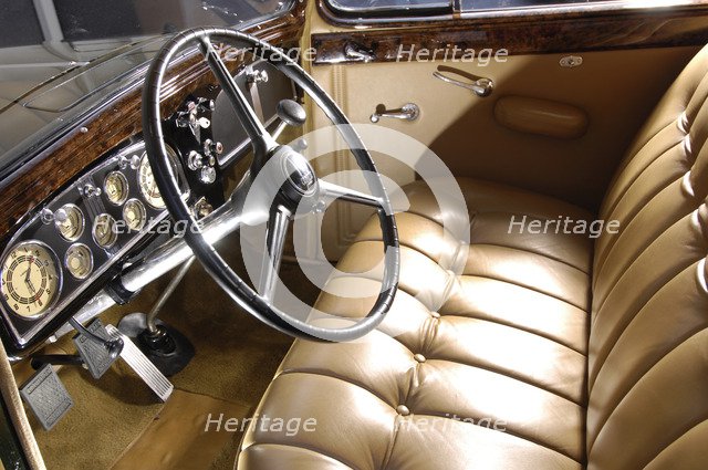 Cadillac V8 355d coupe by Fisher 1934. Artist: Simon Clay.