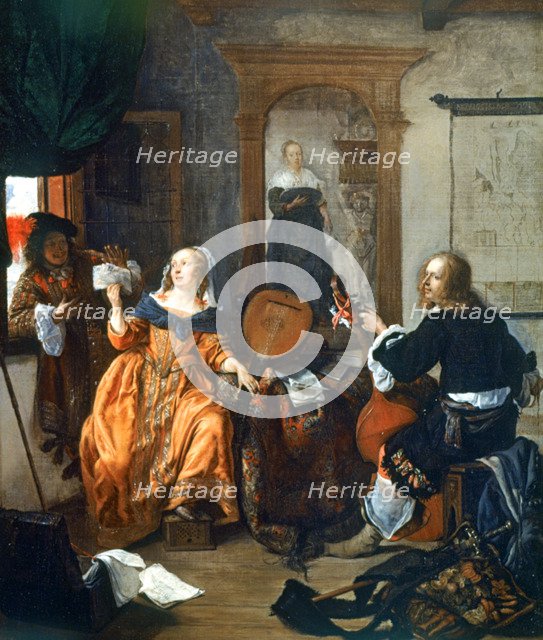 'A Musical Party', 1659. Artist: Gabriel Metsu