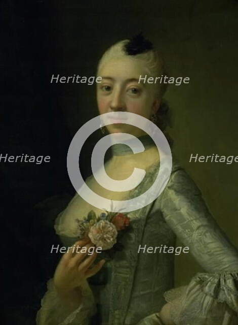 Gertrud Sabine Spengler, nee Trott, 1756-1758. Creator: Vigilius Erichsen.