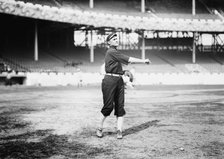 Art Fletcher (New York NL) prior to the World Series at the Polo Grounds, NY, 1911 (baseball), 1911. Creator: Bain News Service.