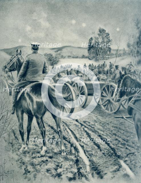 'War Behind the Curtain of the Hills', 1916. Creator: Unknown.