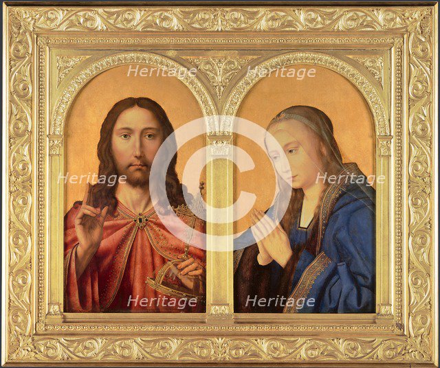 Diptych: Christ and the Virgin, Between 1500 and 1550. Artist: Massys, Quentin (1466–1530)