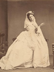 La robe bouffante, 1860s. Creator: Pierre-Louis Pierson.