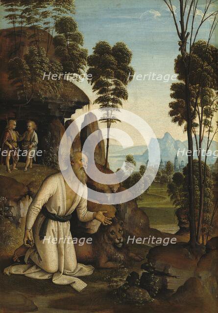 Saint Jerome in the Wilderness, c. 1490/1500. Creator: Perugino.