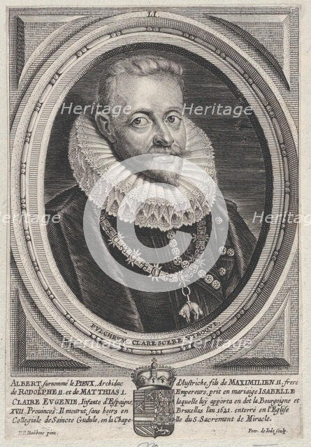 Portrait of Albert VII, Archduke of Austria, ca. 1650. Creator: Pieter de Jode II.