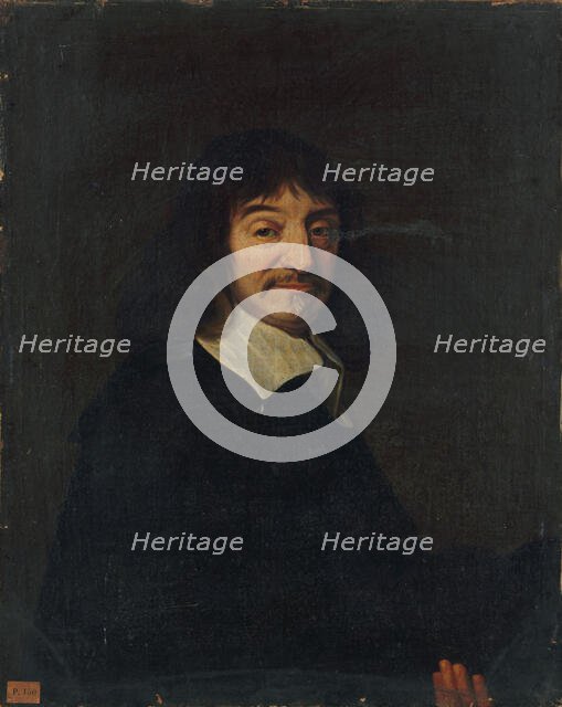 Portrait of the philosopher René Descartes (1596-1650). Creator: Anonymous.