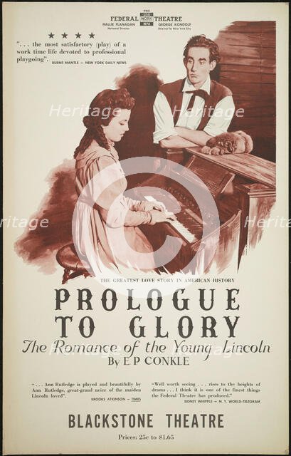 Prologue to Glory, Chicago, 1938. Creator: Unknown.