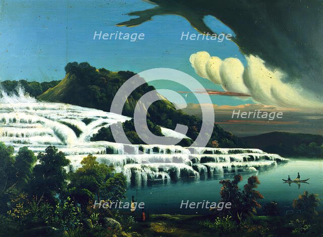 White Terraces, Rotomahana, (c1890s). Creator: William Binzer.