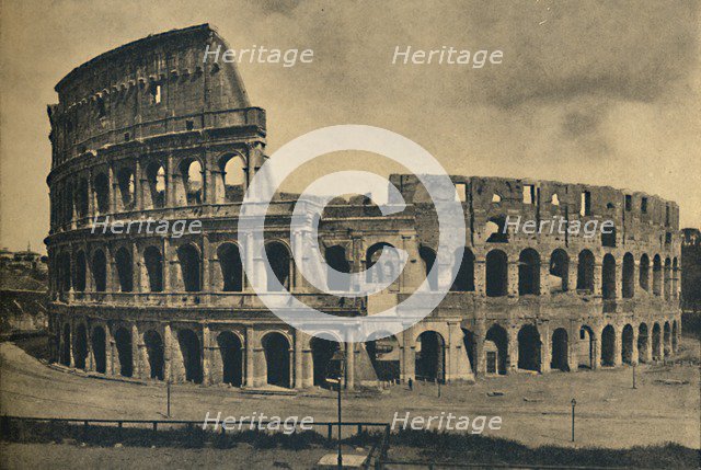 'Roma - Flavian Ampitheatre Known as Colosseum', 1910.  Artist: Unknown.