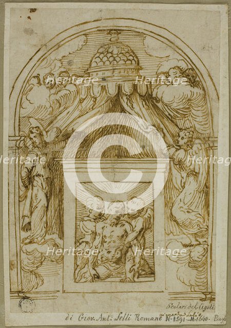 Tabernacle with Man of Sorrows, c. 1535. Creator: Unknown.