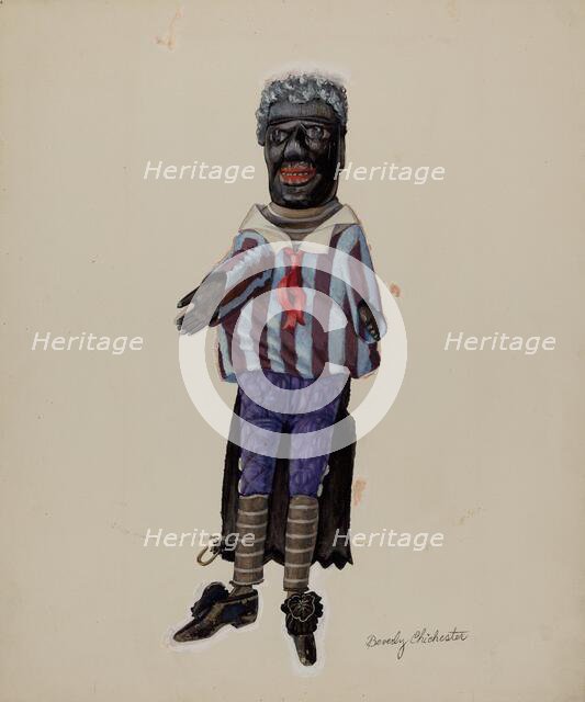 Minstrel Hand Puppet, c. 1936. Creator: Beverly Chichester.
