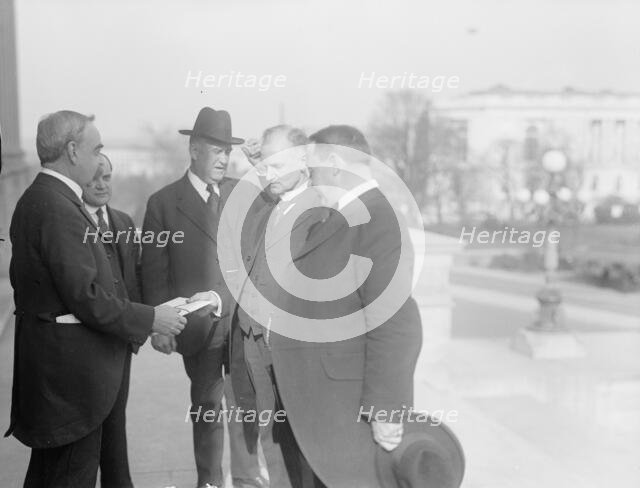 Saulsbury, Willard, Senator from Delaware, 1913-1919. Left, 1916. Creator: Harris & Ewing.