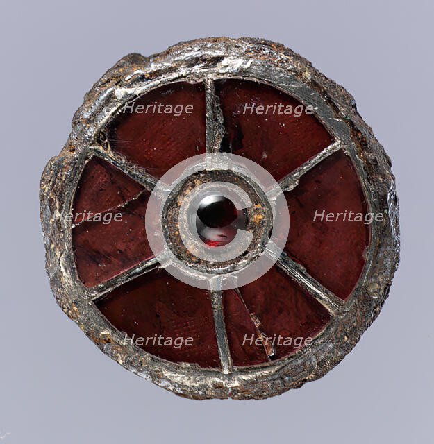 Disk Brooch, Frankish, 6th century. Creator: Unknown.
