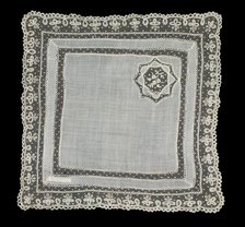 Handkerchief, American, fourth quarter 19th century. Creator: Unknown.