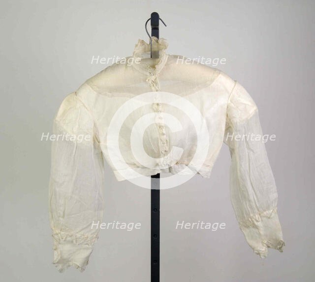 Blouse, American, ca. 1860. Creator: Unknown.