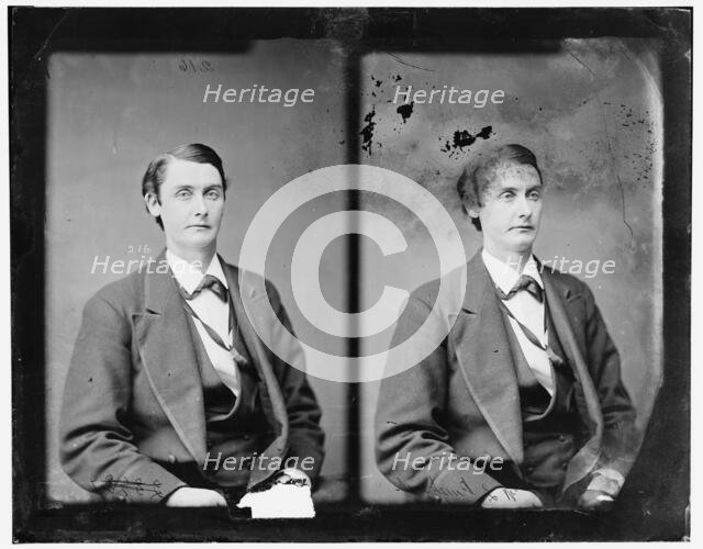 Samuel Dickinson Burchard of Wisconsin, between 1865 and 1880. Creator: Unknown.