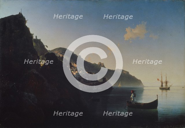The Coast near Amalfi, 1841. Artist: Aivazovsky, Ivan Konstantinovich (1817-1900)