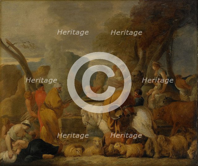 Abraham in Egypt. Artist: Bourdon, Sébastien (1616-1671)