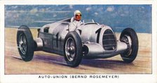 'Auto-Union (Bernd Rosemeyer)', 1938. Artist: Unknown.