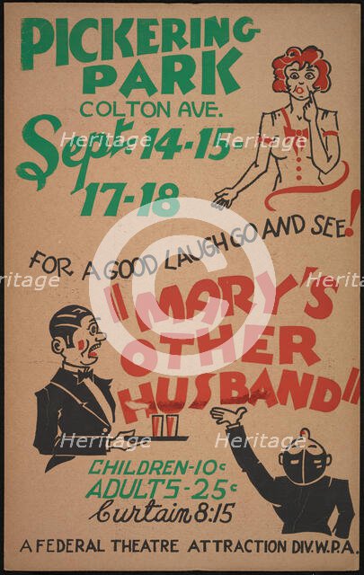 Mary's Other Husband, [193-]. Creator: Unknown.