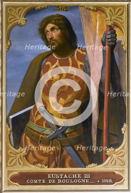 Eustace III, Count of Boulogne, 1844. Creator: Odier, Édouard Alexandre (1800-1887).