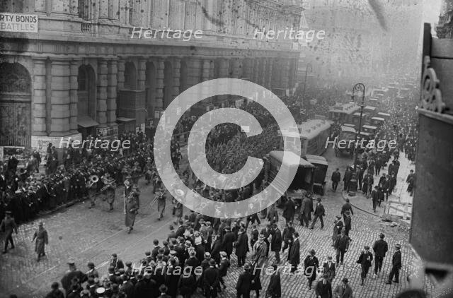 [Pershing veterans], 1918. Creator: Bain News Service.