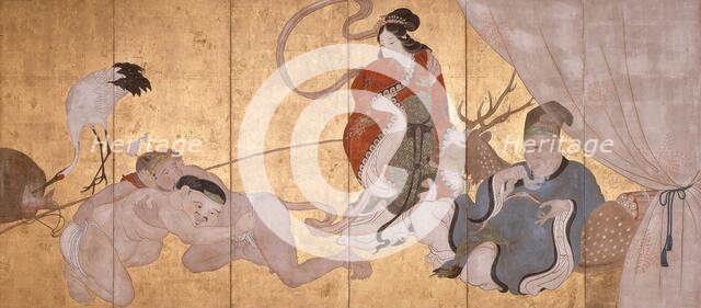 Seven Gods of Good Fortune, about 1700. Creator: School of Itcho.