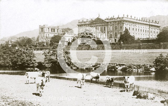 Chatsworth House, Derbyshire, c1916. Artist: Unknown